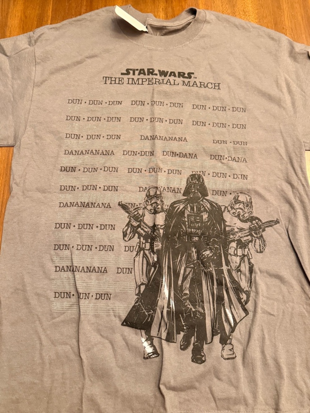 Star Wars Black Graphic Logo Tee with White Print